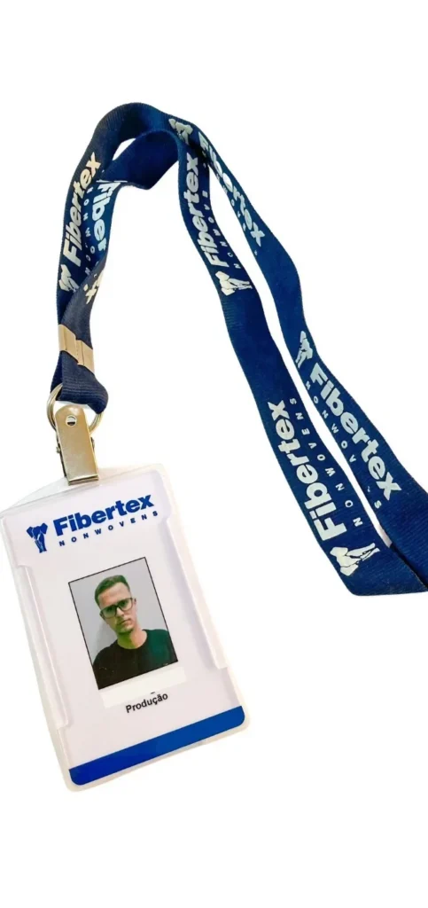 Crachá de identificação da Fibertex