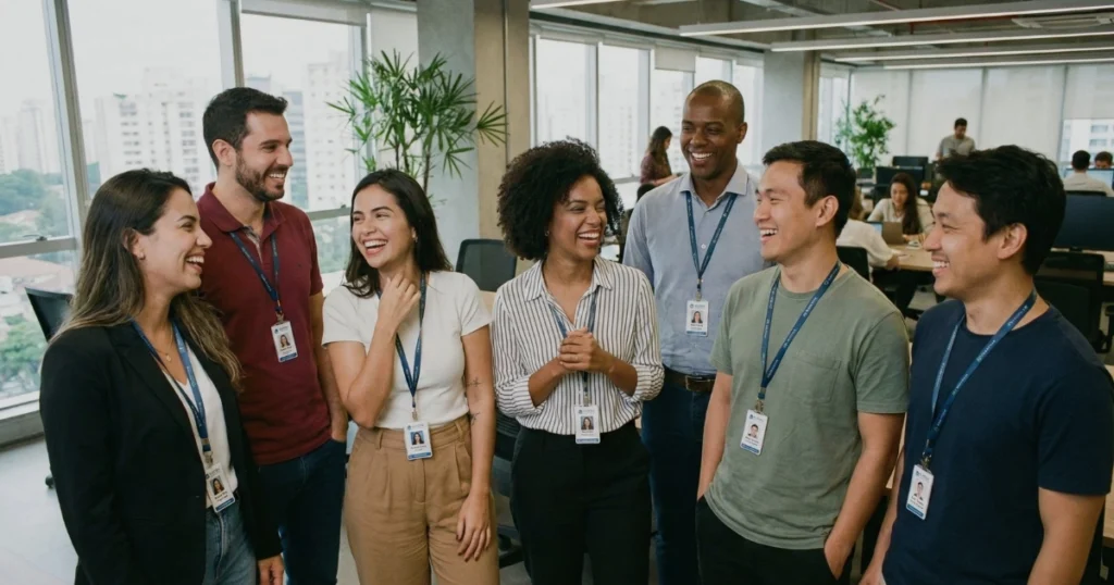 Crachás personalizados para empresas 2 crachás personalizados para empresas com identidade visual profissional